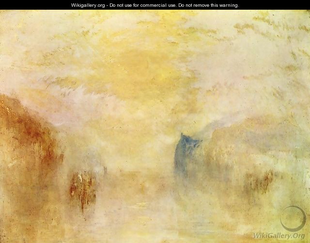 Sunrise Between Two Headlands - Joseph Mallord William Turner