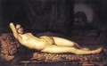 Nude Girl on a Panther Skin 1844 - Felix Trutat