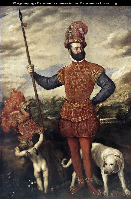 Portrait of a Military Commander 1550-55 - Tiziano Vecellio (Titian)