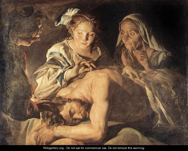 Samson and Delilah 1630s - Matthias Stomer