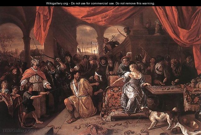 Samson and Delilah 1667-70 - Jan Steen