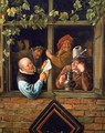 Rhetoricians at a Window 1662-66 - Jan Steen
