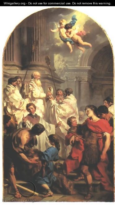 Mass of St Basil 1743 - Pierre Subleyras