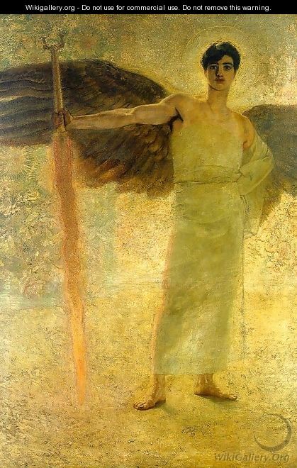 The Guardian of Paradise 1889 - Franz von Stuck