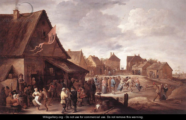 Village Feast - David The Younger Teniers