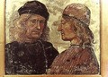 Self-Portrait with Vitelozzo Vitelli 1500-03 - Francesco Signorelli