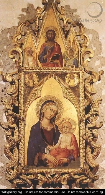 Madonna and Child with Angels and the Saviour 1320 - Louis de Silvestre