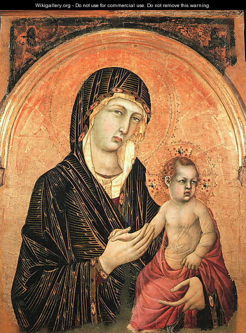 Madonna and Child (no. 583) c. 1308-1310 - Louis de Silvestre