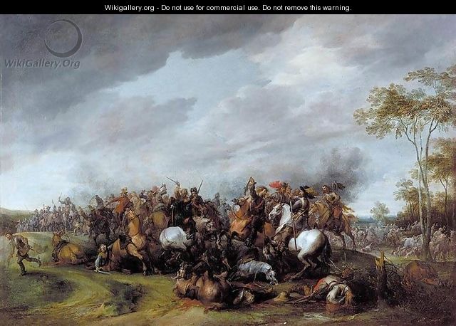 A Cavalry Engagement 1618 - Pieter Snayers