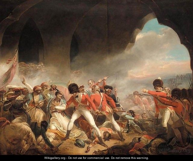 The Last Effort and Fall of Tippoo Sultan c. 1800 - Henry Singleton
