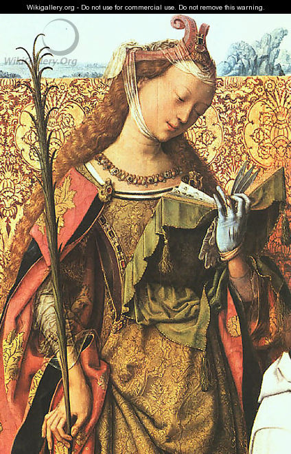 St. Agnes - Master of the St. Bartholomew Altarpiece - WikiGallery.org ...
