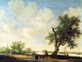 Landscape (detail) 1646 - Salomon van Ruysdael