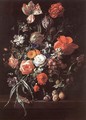 Still-Life with Bouquet of Flowers and Plums - Rachel Ruysch