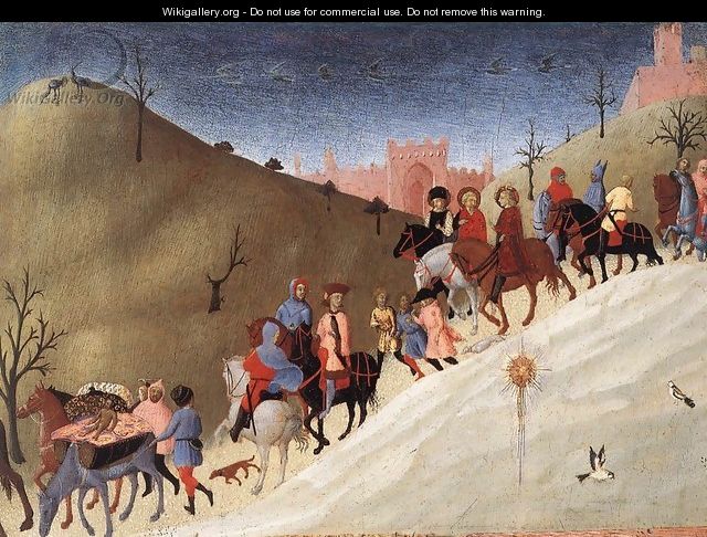 The Journey of the Magi c. 1435 - Stefano Di Giovanni Sassetta