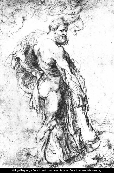 Hercules Crowned by Genii c. 1621 - Peter Paul Rubens