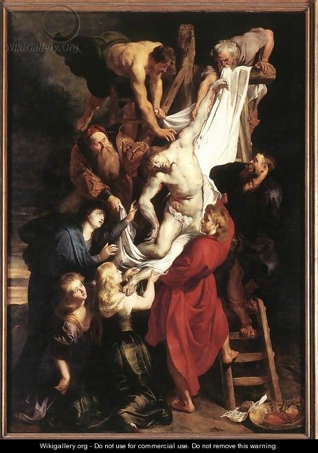 Descent from the Cross (centre panel) 1612-14 - Peter Paul Rubens