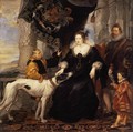 Portrait of Lady Arundel with her Train 1620 - Peter Paul Rubens