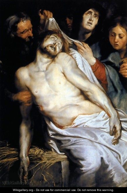 Lamentation (Christ on the Straw) 1617-18 - Peter Paul Rubens