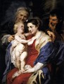 The Holy Family with St Anne c. 1630 - Peter Paul Rubens