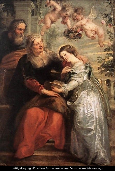 The Education of the Virgin 1625-26 - Peter Paul Rubens