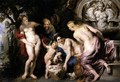 The Discovery of the Child Erichthonius c. 1615 - Peter Paul Rubens