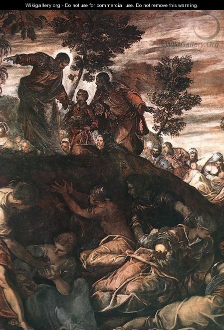 The Miracle of the Loaves and Fishes 1578-81 - Jacopo Tintoretto (Robusti)