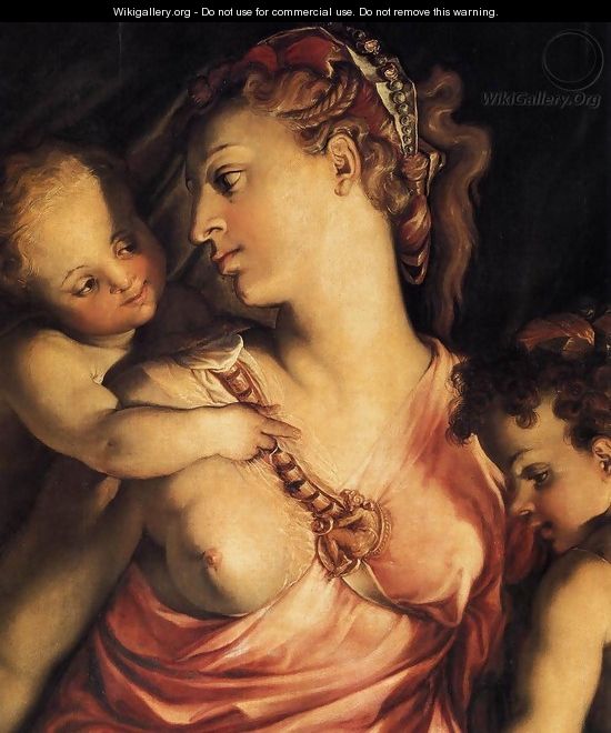 Charity (detail) 1554-58 - Francesco de