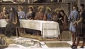 The Last Supper (detail-2) 1481-82 - Cosimo Rosselli