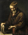 Portrait of a Philosopher - Salvator Rosa