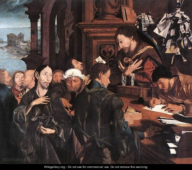 The Calling of Matthew 1536 - Marinus van Reymerswaele
