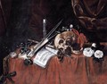 Vanitas Still-Life (3) - Simon Renard De Saint-Andre