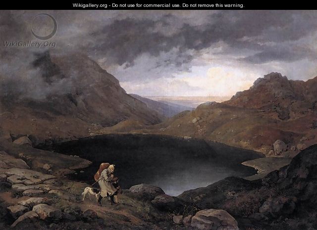 Pool in the Riesengebirge 1839 - Adrian Ludwig Richter