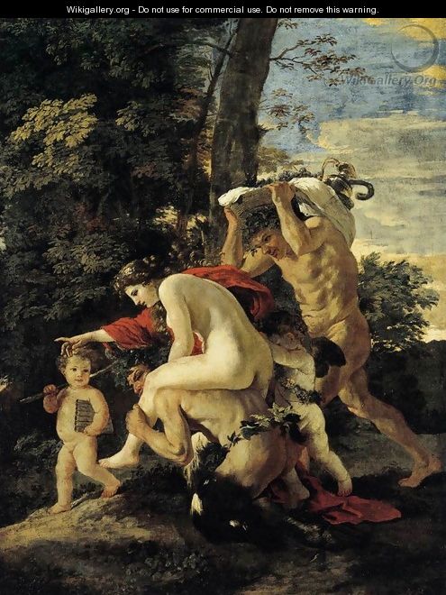Bacchic Scene c. 1627 - Nicolas Poussin