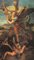 Saint Michael Trampling the Dragon 1518 -  Raphael