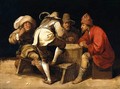 Soldiers Gambling with Dice 1643 - Pieter Jansz. Quast