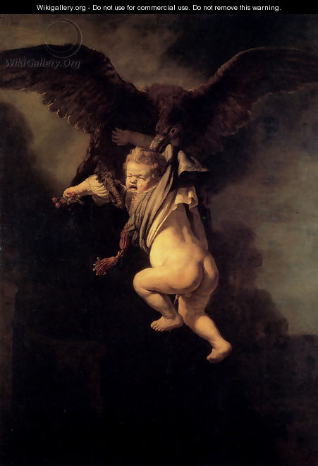 The Abduction Of Ganymede - Rembrandt Van Rijn