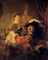 Self-portrait With Saskia (or The Prodigal Son With A Whore) - Rembrandt Van Rijn