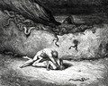 The Inferno, Canto 30, lines 33-34: That sprite of air is Schicchi; in like mood Of random mischief vent he still his spite. - Gustave Dore