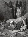 The Inferno, Canto 29, lines 4-6: But Virgil rousd me: What yet gazest on? Wherefore doth fasten yet thy sight below Among the maimd and miserable shades? - Gustave Dore