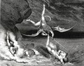 The Inferno, Canto 22, line 70: In pursuit He therefore sped, exclaiming; Thou art caught. - Gustave Dore