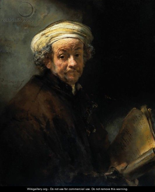 Self Portrait as the Apostle St Paul - Rembrandt Van Rijn