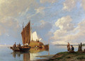 Off Volendam On The Zuiderzee - Pieter Christian Dommerson