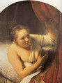 Sarah Waiting for Tobias - Rembrandt Van Rijn