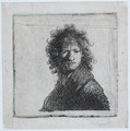 Self Portrait, Frowning - Rembrandt Van Rijn