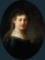 Portrait of Saskia van Uylenburgh (1612-1642) - Rembrandt Van Rijn