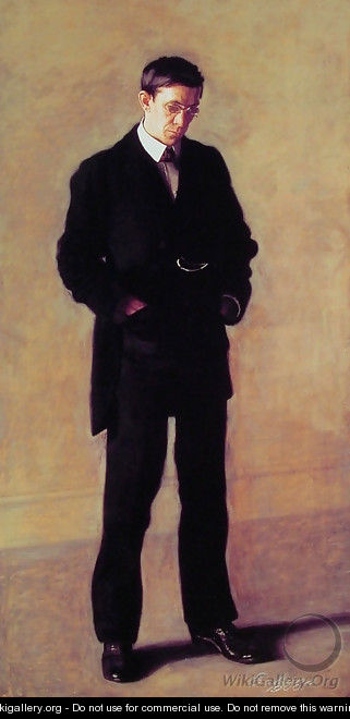 The Thinker - Portrait of Louis N. Kenton - Thomas Cowperthwait Eakins
