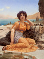 'With Violets Wreathed and Robe of Saffron Hue' - John William Godward