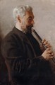 The Oboe Player (or Portrait of Benjamin Sharp) - Thomas Cowperthwait Eakins