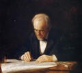 The Writing Master - Portrait of the Artist's Father - Thomas Cowperthwait Eakins