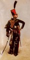 A Rank Soldier of the 7th Hussar Regiment - Jean Baptiste Edouard Detaille